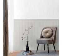 Dado Pannello Legno Asticelle Parati 39803-4 Grigio Lusso Vinile AS Creation