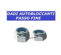 DADO M18X1,5 AUTOBLOCCANTE PASSO FINE ALTO 982 BASSO 985 IN ACCIAIO ZINCATO