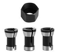 Dado mandrino per macchina per incidere M15, 6/6,35/8 mm, facile da usare | Maniglia di conversione dado a vite in acciaio al carbonio; accessori per fresa elettrica per fresa per la lavorazione del