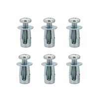 Dado metallico a forma di petalo M4 M5 M6 M8 Vite espansione Molly Jack Nut Jacknut Targa Fissaggio pannello Morsetto Rivetto(Screw Nut(6Set) Zinc,M4x16)