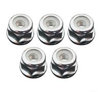 Dado Metallo per m10 per Trimmer FS90 FS94 Dado Metallo per m10(5pcs) | Filettatura sinistra per m10, compatibilità perfetta per fs80-94, previene allentamenti, metallo per robusto, uso esterno