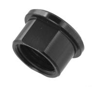 Dado per asse passante per bicicletta, M15 x 1,5 mm, in lega di alluminio, compatibile con mozzo ruota anteriore e posteriore (M15 x P1,5)