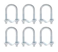 Dado per bulloni a U Confezione da 2 M8 for tubo di rimorchio for barche for il fissaggio di installazioni edili parti meccaniche(Fits Dia 25mm)