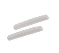 Dado per Chitarra Dadi per chitarra elettrica da 42 mm con intaglio in plastica bianca a fondo piatto per chitarra for For ST per chitarra a 6 corde for For TL (2 pezzi)