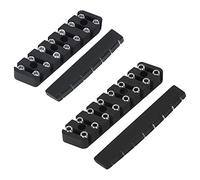 Dado per chitarra elettrica Dado per chitarra a 7/8 corde prodotto con cura, con struttura compatta, durevole e anticorrosivo Set di cuscini per pianoforte senza testa Musicali(Cillde)