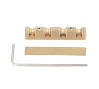 Dado per chitarra in ottone con campana regolabile da 42 mm, sostituzione del dado del ponte per chitarra elettrica, materiale in ottone premium con chiave esagonale e rondella,