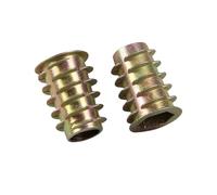 Dado per mobili con testa esagonale, Dadi con inserti esagonali flangiati M4-M10 in acciaio al carbonio for confezione di assortimento in legno HW058(M8X15mm(20pcs))