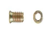 Dado per mobili con testa esagonale, Dado Inserto In Legno M6 M8 M10 Acciaio Al Carbonio 9-30mm Confezione Da 2-10 Pz(Countersunk-Hex,M6x13mm-10pcs)