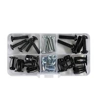dado per rivetti in acciaio inox, Set di dadi a rivetto a petalo M4 M5 M6 Kit di elementi di fissaggio in ferro zincato(M4 M6 A 1 set)