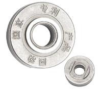 Dado per smerigliatrice - Coperchio piastra di pressione - Acciaio al carbonio Heavy Duty Resistente all'usura Flangia di bloccaggio rapido Piastra di pressione