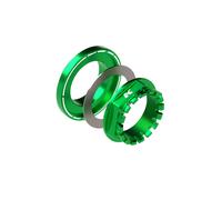 Dado perno ruota posteriore verde M38x1.5 con cono per Ducati