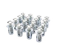 Dado petalo della vite ad espansione in ferro | Kit di ancoraggio a parete for carichi pesanti for montaggio su cartongesso e intonaco(40PCS,M5x25mm)