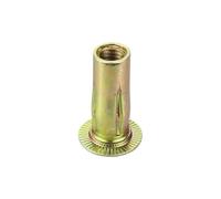 Dado Petalo In Metallo 10/20 pezzi Inserto Rivetti a Petalo Lungo, Dadi, M4 M5 M6 M8 a Lanterna Piatta di Lunga Durata for il Fissaggio del Pannello(20pcs,M4)