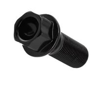 Dado Prigioniero In Acciaio Lunghezza 47,5 Mm Per BMW Per F02 | L'aletta Nera Della Ruota M14x1.25 Per Gli Accessori Delle Parti Del Bullone 36136890324 Bullone Cerchio