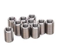 Dado Riduttore 10 Pezzi, Manicotto di Riparazione in Acciaio Inossidabile M8 Filettatura Femmina M12 Inserto Filettato Maschio Dado Dado Riduttore Filetto Inserto Filettato