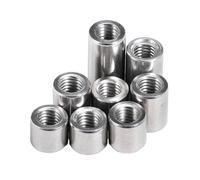Dado rotondo orologio Connettori filettati in acciaio inox 304, diverse misure, più pezzi (M3x6x4-20pcs)