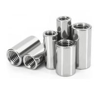 Dado rotondo per orologio. 304 dadi in acciaio inox da M3 a M12, confezione multipla (M8 x 10 x 8 mm (5 pezzi)