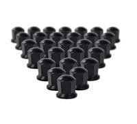 Dado ruota lungo 40 x 32 mm tappo di copertura in plastica nero per camion...
