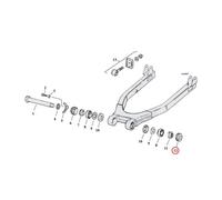 Dado Sinistro Della Sella Per Harley-Davidson Sportster 1974-1981