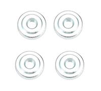 Dado sottile laminato Acciaio inossidabile 304/acciaio al carbonio zincato nichelato Testa larga Testa piatta Tappo a vite manuale M3-M10 Installazione rapida senza attrezzi(GCS,M8(10PC))