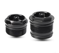 Dado valvola forcella bici in alluminio montaggio per forcelle pneumatiche con opzioni anello di tenuta singolo e doppio (30,3 x 1,0 mm A)