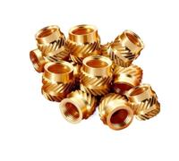Dado Zigrinato In Ottone 1/4-20 UNC 3,2-8 Mm | Boccole Filettate(Nuts 200Pcs,M2xL3xOD3.2)