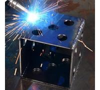 Dados Soldadura - Kit Ejercicio Principiantes | Herramienta Manual Acero Inoxidable para Practicar Soldadura Juego Hogar Taller Entrenamiento Soldador Manualidades