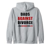 Dads Against Divorce - Conservative Men's PRO-Marriage Quote Felpa con Cappuccio