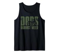 Dads Against Weed - Vintage Funny Lawn Mowing Canotta