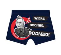 Dad's Army 'We're Doomed' (Blue) Boxer - NUOVO E UFFICIALE