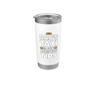 Dad's Taxi Is Now Accepting Tips Bicchiere termico in acciaio inox doppia parete