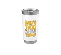 Dad's Taxi Is Now Accepting Tips Bicchiere termico in acciaio inox doppia parete