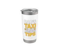 Dad's Taxi Is Now Accepting Tips Bicchiere termico in acciaio inox doppia parete