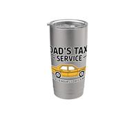 Dad's Taxi Service Open 24 Hours 7 Days A W icchiere termico in acciaio inox doppia parete