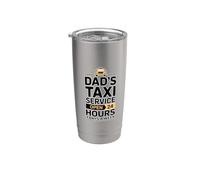Dad's Taxi Service Open 24 Hours 7 Days A W icchiere termico in acciaio inox doppia parete