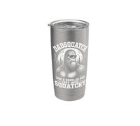 Dadsquatch come un normale papà solo più squatchy bigfoot papà Bicchiere termico in acciaio inox doppia parete