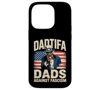 DADtifa - Bandiera degli Stati Uniti con scritta "Black Dads" contro il fascismo Custodia per iPhone 14 Pro