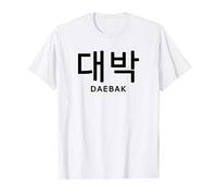 Daebak Korean Hangul K-Pop K-Drama Fan Korea Maglietta