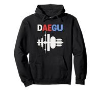 Daegu Skyline Corea del Sud Paesaggio Urbano Viaggio Souvenir Felpa con Cappuccio