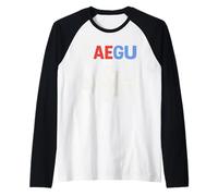 Daegu Skyline Corea del Sud Paesaggio Urbano Viaggio Souvenir Maglia con Maniche Raglan