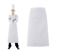 Daelesr 2 Pezzi Grembiule Sala Ristorante, Grembiule Cucina Cuoco Uomo Donna Cameriera, Mezzo Grembiuli da Cucina con Tasche, Catering Half Apron Lavoro, per Bistrot, Bar, Caffè, 69x68cm