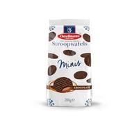 Daelmans Mini Stroopwafels al Cioccolato, 12 Sacchetti x 200 g | Senza conservanti né aromi artificiali, confezionati singolarmente, ideali con caffè o tè caldo