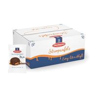 Daelmans Mini Stroopwafels al Cioccolato - Confezione da 200 cialde confezionate singolarmente - Autentico biscotto olandese con caramello burroso, cacao e vaniglia Bourbon, senza additivi artificiali