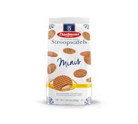 Daelmans Mini Stroopwafels al Miele, 12 Sacchetti x 200 g | Senza conservanti né aromi artificiali, confezionati singolarmente, ideali con caffè o tè caldo