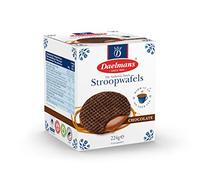 Daelmans Stroopwafels al Cioccolato Scatola Cubo, 64 Waffle (8x8), 1.800 g, Snack Classico Olandese da Caffè