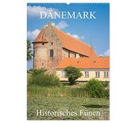 Dänemark - Historisches Fünen (Wandkalender 2026 DIN A2 hoch), CALVENDO Monatskalender: Fünen, die drittgrößte Insel Dänemarks mit wunderbaren ... viel Natur und ehemalige Heimat der Wikinger.