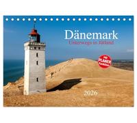Dänemark - Unterwegs in Jütland 2026 (Tischkalender 2026 DIN A5 quer), CALVENDO Monatskalender: Bilder Jütlands, der großen Halbinsel zwischen Nord- und Ostsee