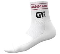 DÄNISCHE NATIONALMANNSCHAFT 2025 Radsocken, für Herren|DANISH NATIONAL TEAM 2025 bianco