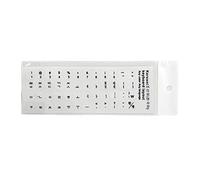 DAERBALA Adesivi trasparenti 6 Colori Solo Lingua Coreana Trasparente Tastiera Copertura Lettera Con Laptop Notebook Accessori Tastiera Pelle Per Laptop Coreano