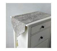 Daesar Tavola Runner 30x120 CM, Tavolo Runner Argento Geometria Semplice Runner da Cucina Runner da Tavolo Velluto